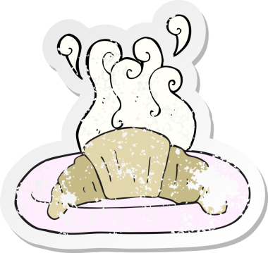 Bir insan tarafından çizilmiş bir ayçöreği etiketi.