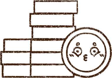 Bir insan tarafından çizilen Para Yığını Kömür Çizimi