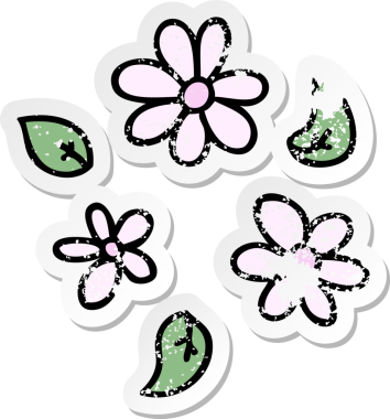 Bir insan tarafından çizilmiş garip bir el çiziminin sıkıntılı çıkartması.