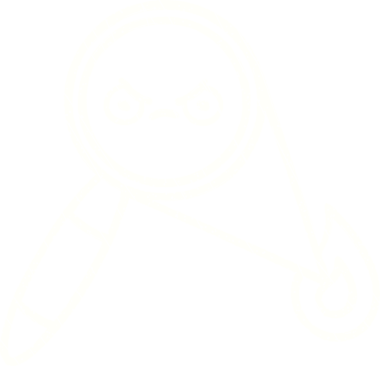 Bir insan tarafından çizilen Büyüteç Tebeşir Çizimi