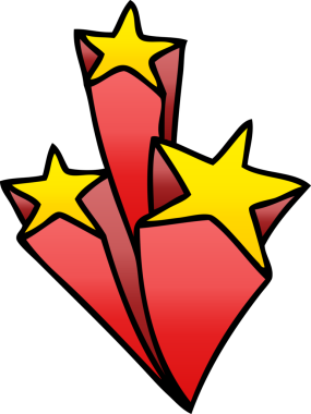 bir insan tarafından çizilmiş gölgelenmiş garip çizgi film yıldızları