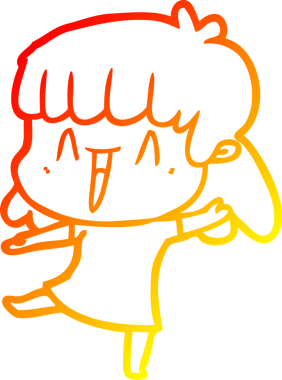 Bir insan tarafından çizilmiş bir karikatür kadın çizimi