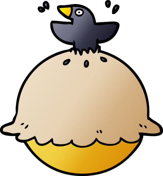 Bir insan tarafından çizilmiş turtadaki karatavuk.