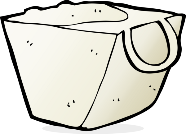 Bir insan tarafından çizilmiş makarna kutusu.