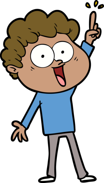 Bir insan tarafından çizilmiş mutlu bir adam.