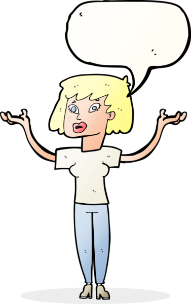 Bir insan tarafından çizilmiş bir konuşma balonuyla el ele tutuşan çizgi film kadını.