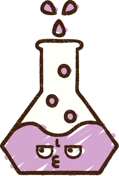 Bir insan tarafından çizilen Kimyasal Tebeşir