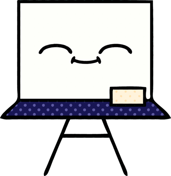 Bir insan tarafından çizilmiş beyaz bir karikatür.