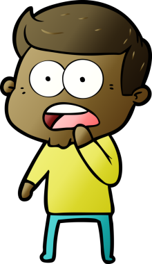 Bir insan tarafından çizilmiş bir karikatür.