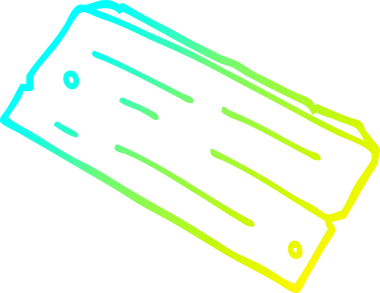 Bir insan tarafından çizilmiş bir ahşap karikatür çizimi.