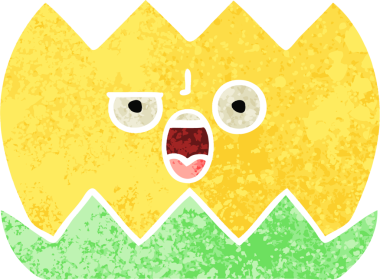 Bir insan tarafından çizilmiş bir nilüfer çiçeğinin retro çizim tarzı karikatürü