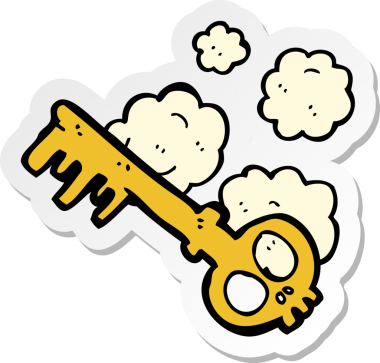 Bir insan tarafından çizilmiş ürkütücü bir çizgi filmin çıkartması.