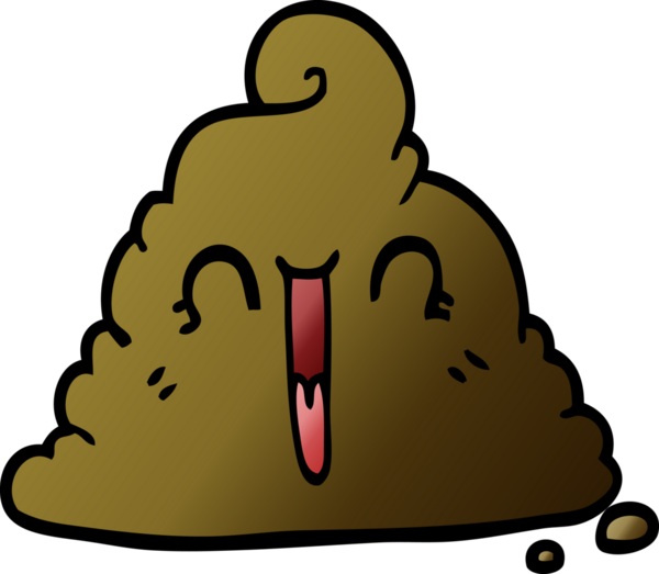 Bir insan tarafından çizilmiş karikatür kakası.