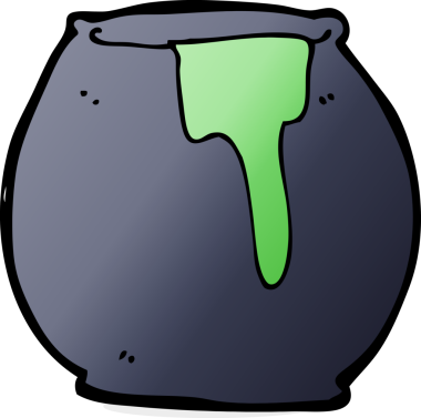 bir insan tarafından çizilmiş karikatür kazanı