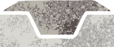 Bir insan tarafından çizilmiş boş bir tepsinin retro çizim tarzı karikatürü