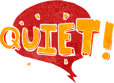 Çizgi roman bir insan tarafından çizilmiş sessizlik için bağırır.