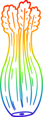 Bir insan tarafından çizilmiş bir sebze çizgi çizimi.