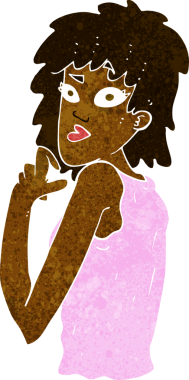 Bir insan tarafından çizilmiş bir karikatür.