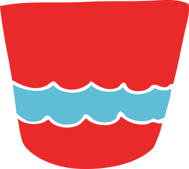 Bir insan tarafından çizilmiş düz renk çizgi film tenceresi