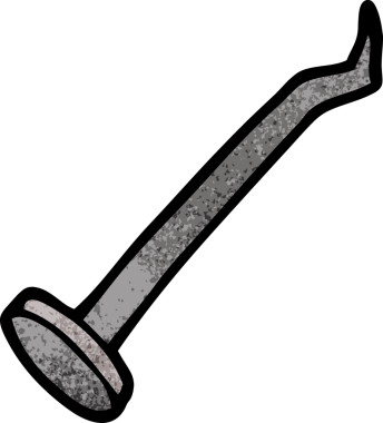 Bir insan tarafından çizilmiş karalama tırnağı.