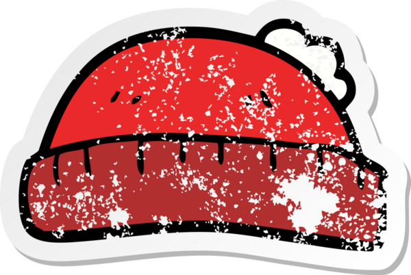 Bir insan tarafından çizilmiş bir çizgi filmin kederli çıkartması.