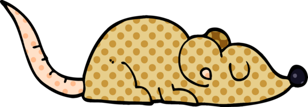 Bir insan tarafından çizilmiş barışçıl fare karalaması