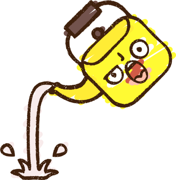 Bir insan tarafından çizilen Çaydanlık Tebeşiri