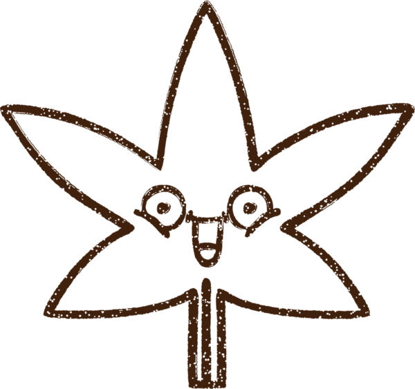 Yaprak Kömürü Bir insan tarafından çizilmiş