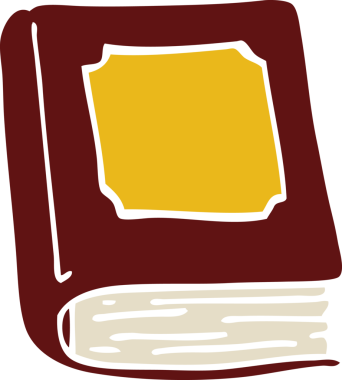 Bir insan tarafından çizilmiş eski bir kitap.