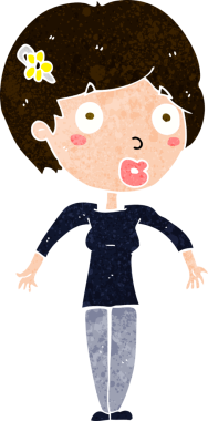 Bir insan tarafından çizilmiş bir karikatür.