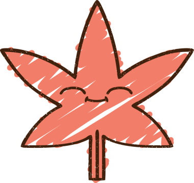 Bir insan tarafından çizilen Yaprak Tebeşiri