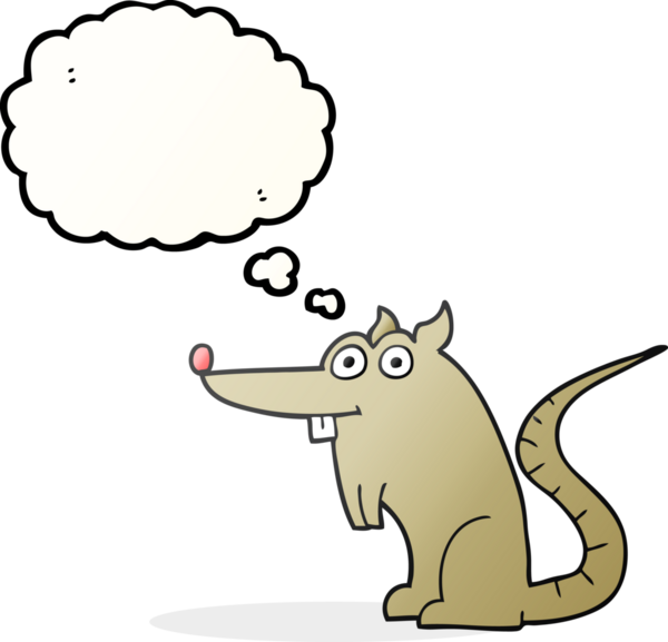 Bir insan tarafından çizilmiş serbest çizim baloncuk fare.