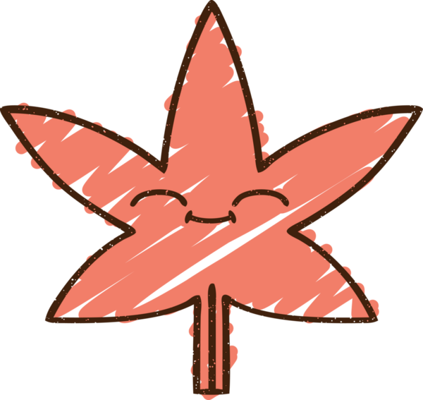 Bir insan tarafından çizilen Yaprak Tebeşiri