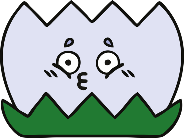 Bir insan tarafından çizilmiş tatlı bir nilüfer çiçeği karikatürü.