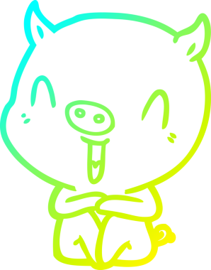 Bir insan tarafından çizilmiş mutlu bir çizgi film çizimi.