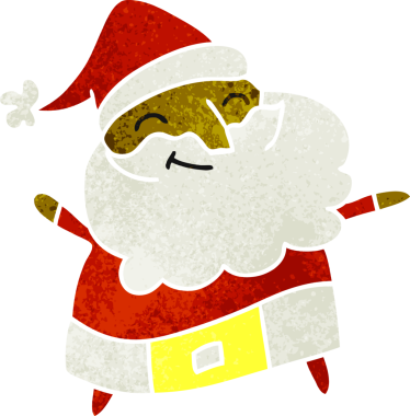 Bir insan tarafından çizilmiş neşeli bir babanın serbest çizim karikatürü