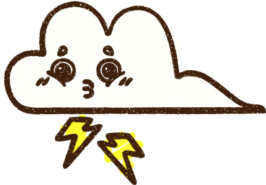 Bir insan tarafından çizilen Şimşek Bulutu Tebeşiri