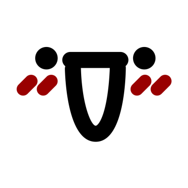 Bir insan tarafından çizilmiş mutlu sürpriz yüz simgesi