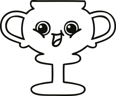 Bir insan tarafından çizilmiş bir kupanın çizgi çizimi