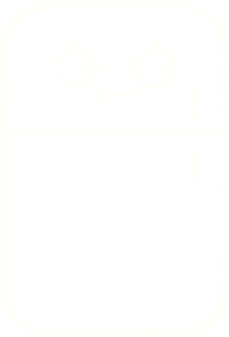 Bir insan tarafından çizilmiş buzdolabı tebeşiri