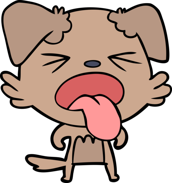 Bir insan tarafından çizilmiş iğrenç bir çizgi film.