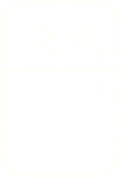 Bir insan tarafından çizilmiş buzdolabı tebeşiri