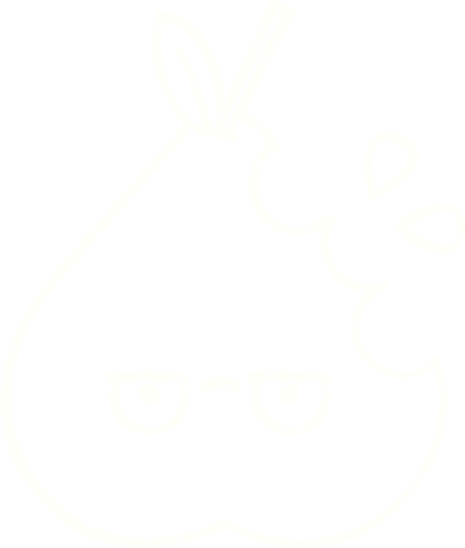 Bir insan tarafından çizilen Armut Tebeşiri