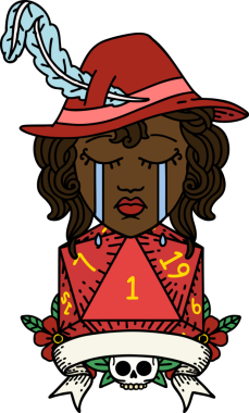 Retro Dövme Tarzı İnsan Ozan Karakteri Yüzü Bir İnsan Tarafından Çizildi