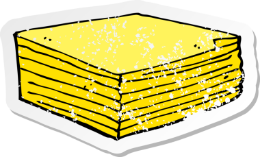 Bir insan tarafından çizilmiş karikatür not defterinin gerilimli yapıştırması.