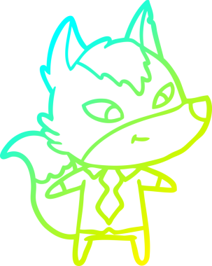 Bir insan tarafından çizilmiş dost canlısı bir kurt adam çizimi.