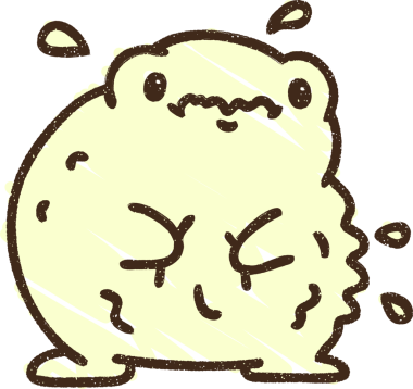 Bir insan tarafından çizilen Aç Kurbağa Tebeşiri