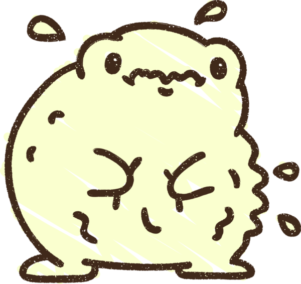 Bir insan tarafından çizilen Aç Kurbağa Tebeşiri