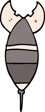 Bir insan tarafından çizilmiş nükleer bomba.