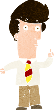 Bir insan tarafından çizilmiş soru işaretli çizgi film adamı.